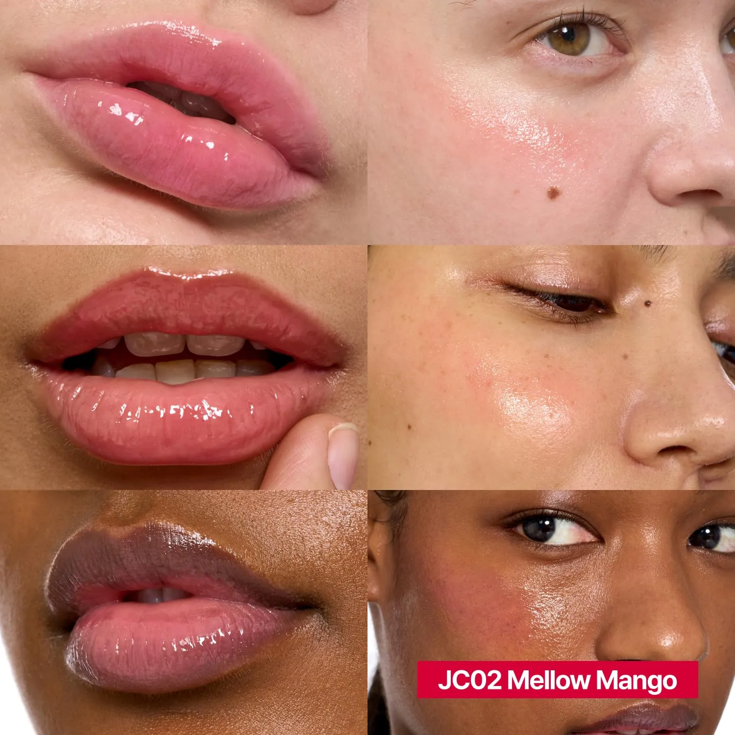Glowy Jelly Pot   Keychain SET | Dewy Jelly Lip & Blush Color, Tinted Glow Jelly Balm, Dewy Buildable Finish – Mellow Mango (Natural Coral) | 0.14 oz