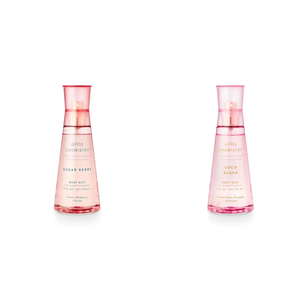 Good Chemistry Sugar Berry and Coco Blush Body Mists 2-Pack