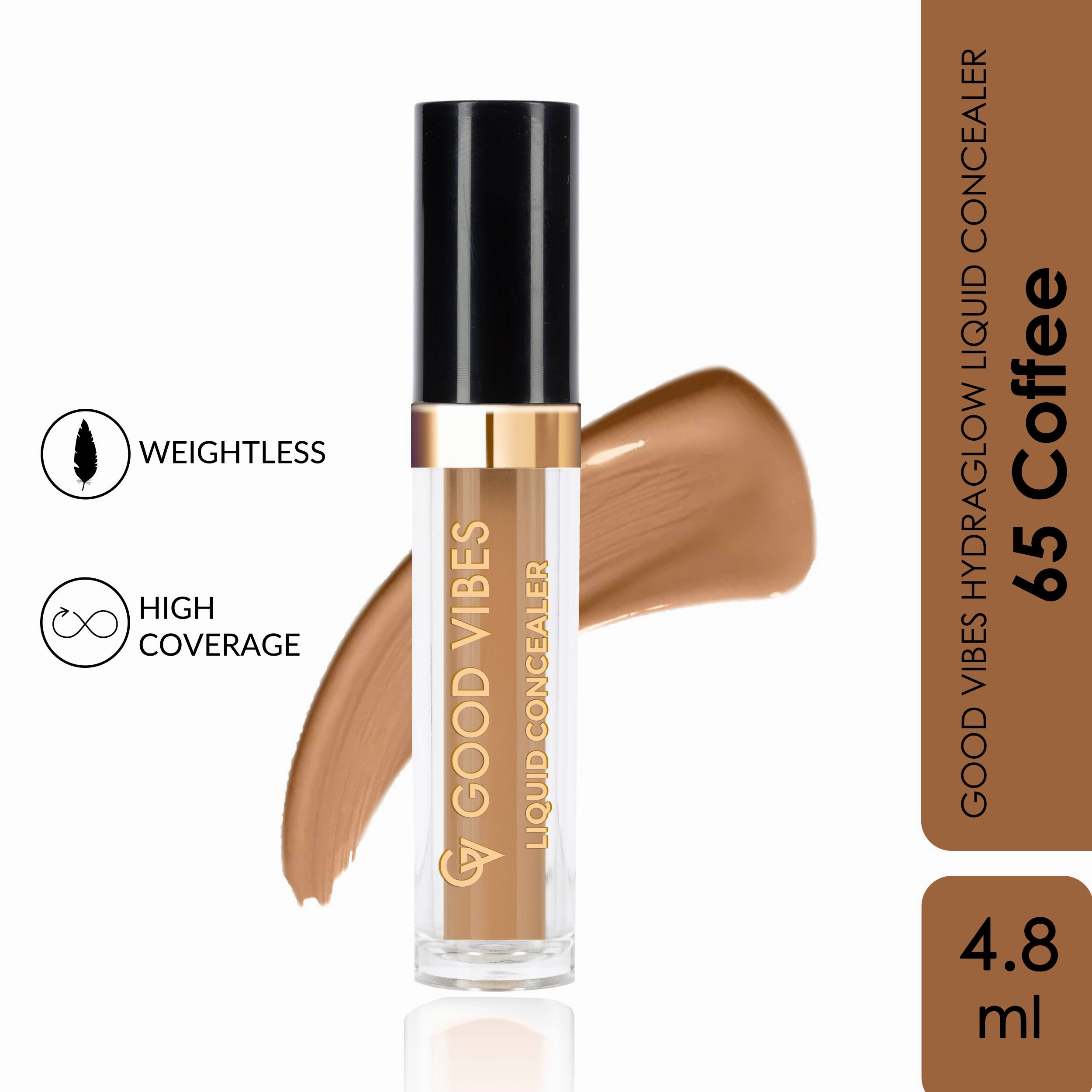 Good Vibes HydraGlow Liquid Concealer- Coffee 65 (4.8ml)