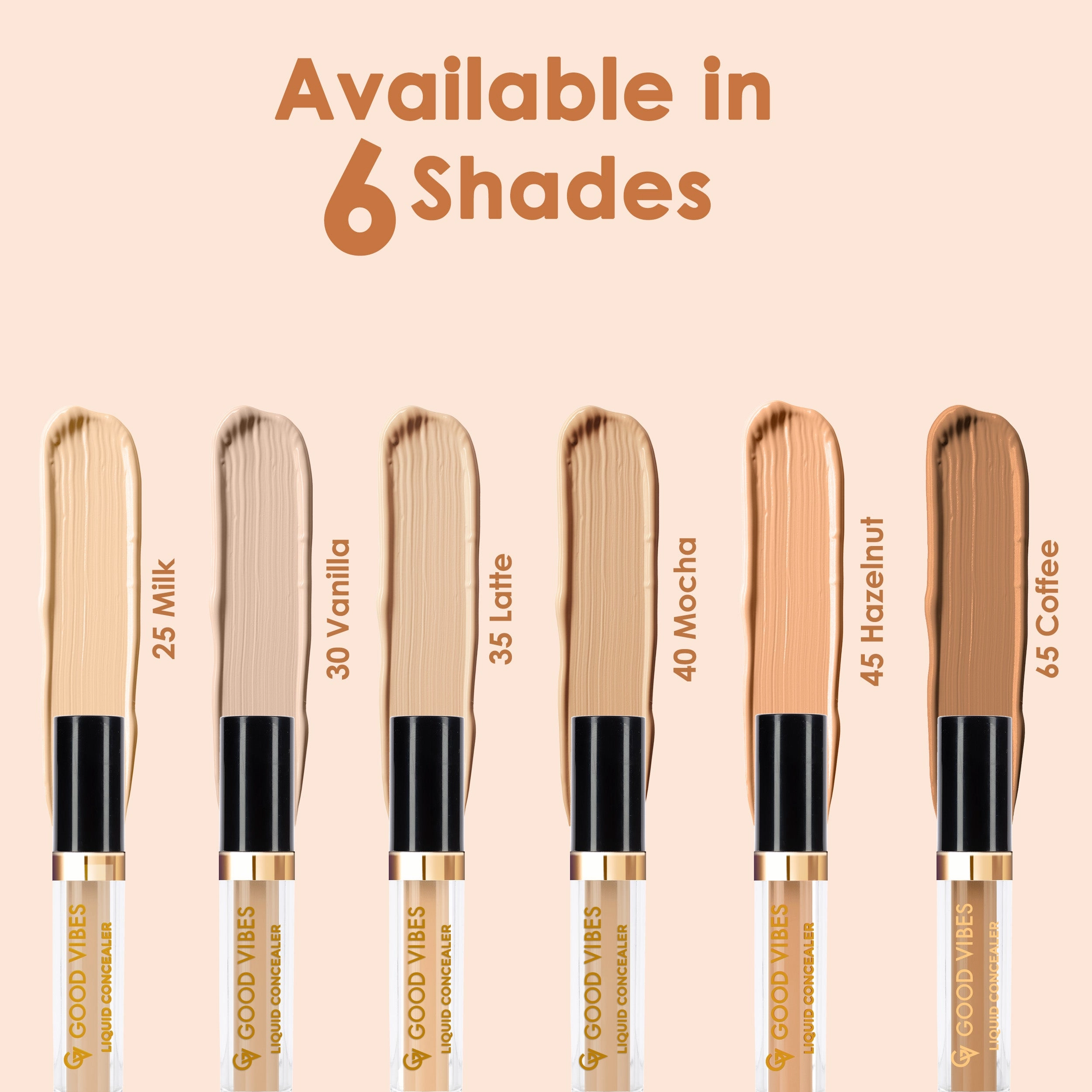 Good Vibes HydraGlow Liquid Concealer- Coffee 65 (4.8ml)