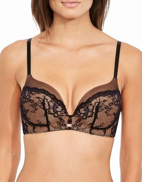 Gossard Women's Glamour Lace Non Wired Plunge Bra