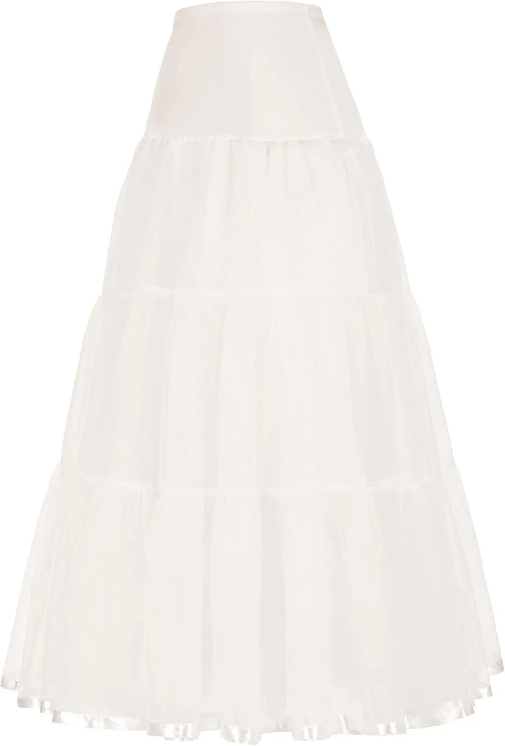 GRACE KARIN Women's Ankle Length Petticoats Wedding Slips Plus Size S-3X