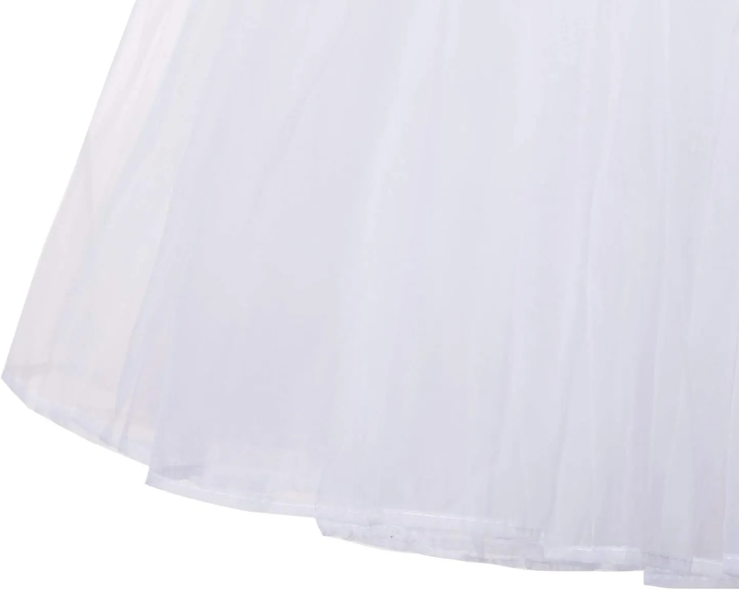 GRACE KARIN Women's Long Petticoat Crinoline Underskirt for Long Dress Mid Length Wedding Petticoat