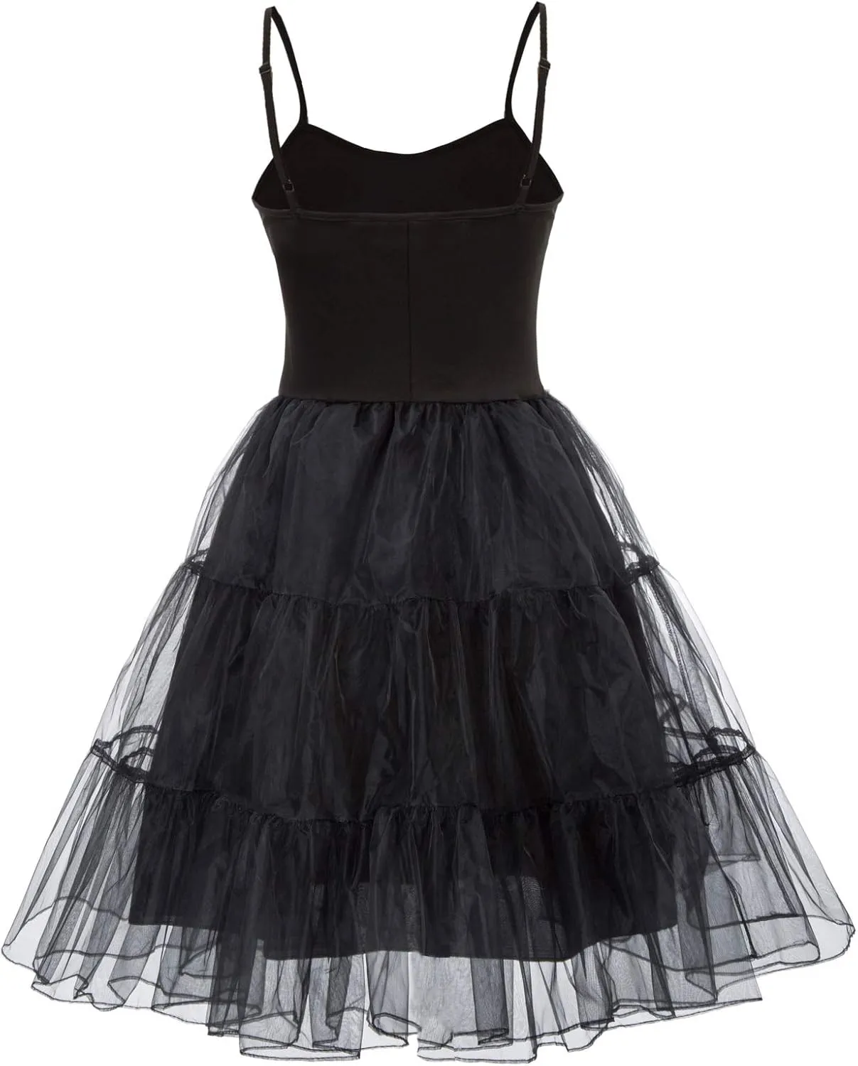GRACE KARIN Women’s Underdress Spaghetti Strap Full Slip 1950s Vintage Petticoat Crinoline Tutu Underskirts S-XXL