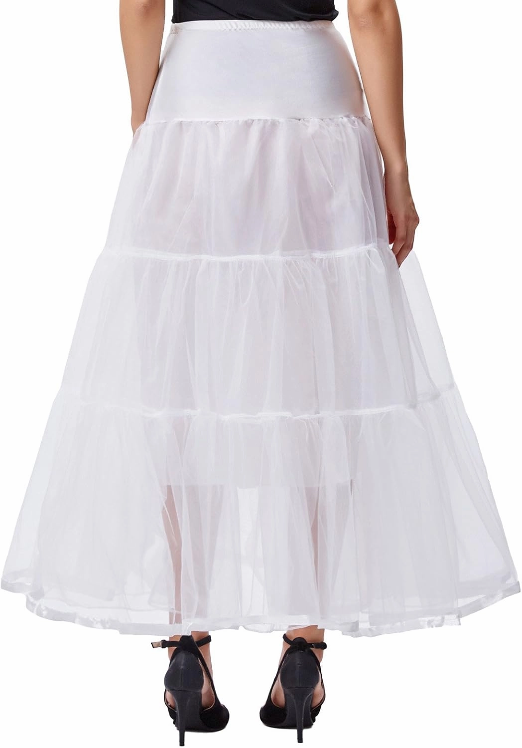GRACE KARIN Women's Ankle Length Petticoats Wedding Slips Plus Size S-3X