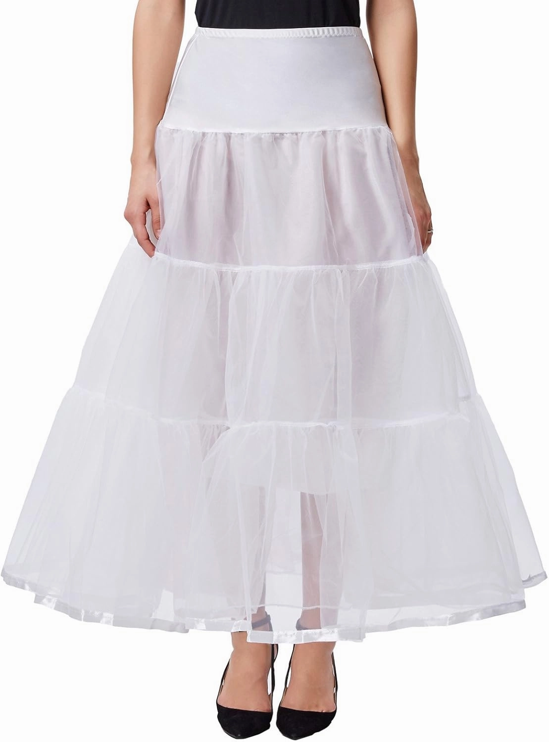 GRACE KARIN Women's Ankle Length Petticoats Wedding Slips Plus Size S-3X