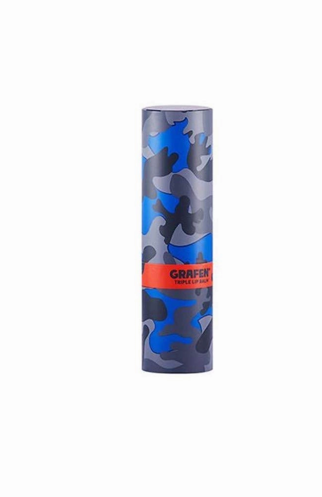 Grafen Triple Lip™ Tinted Lip Balm – Natural Color Lip Care with Moisture, MATT FINISH, Nourishing Oils for Soft & Healthy Lips (Multiple Shades) (Pink Red)