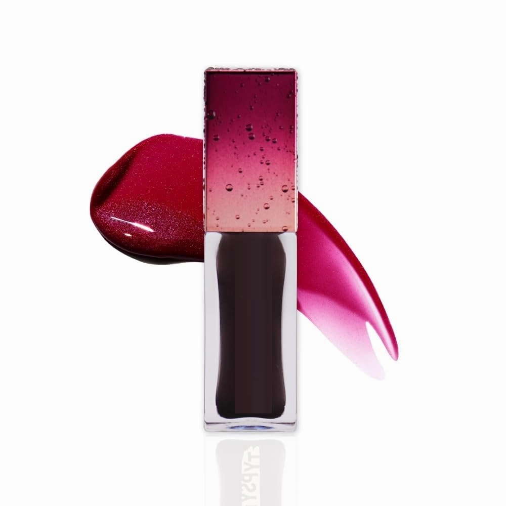 GT Midnight 2-In-1 Lip & Cheek Oil | Ph-Activated Custom Berry Pink, Intense Hydration With Acai Berry & Hibiscus Oil, Long Lasting Glossy Lip Tint & Blush, Formulated In Italy 6.4G