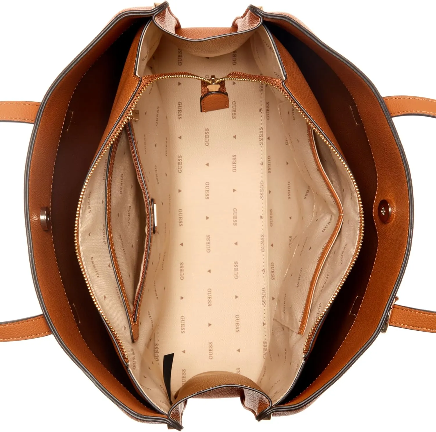 GUESS Meridian Girlfriend Tote, Nero