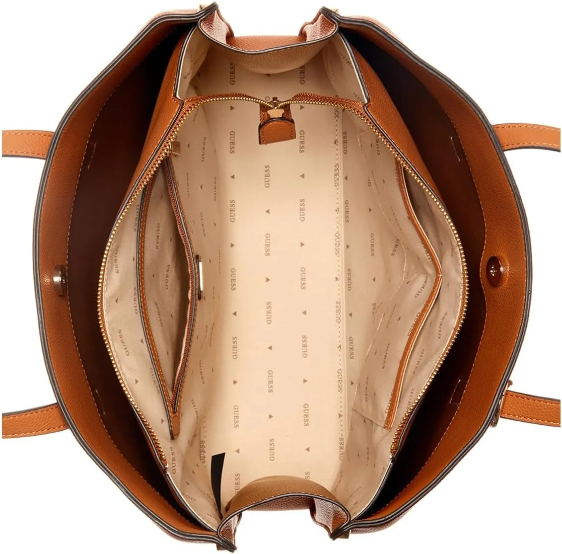 GUESS Meridian Girlfriend Tote, Nero