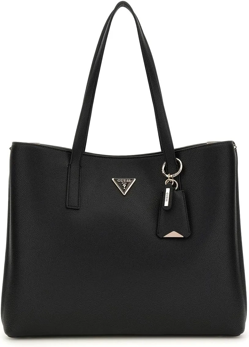 GUESS Meridian Girlfriend Tote, Nero