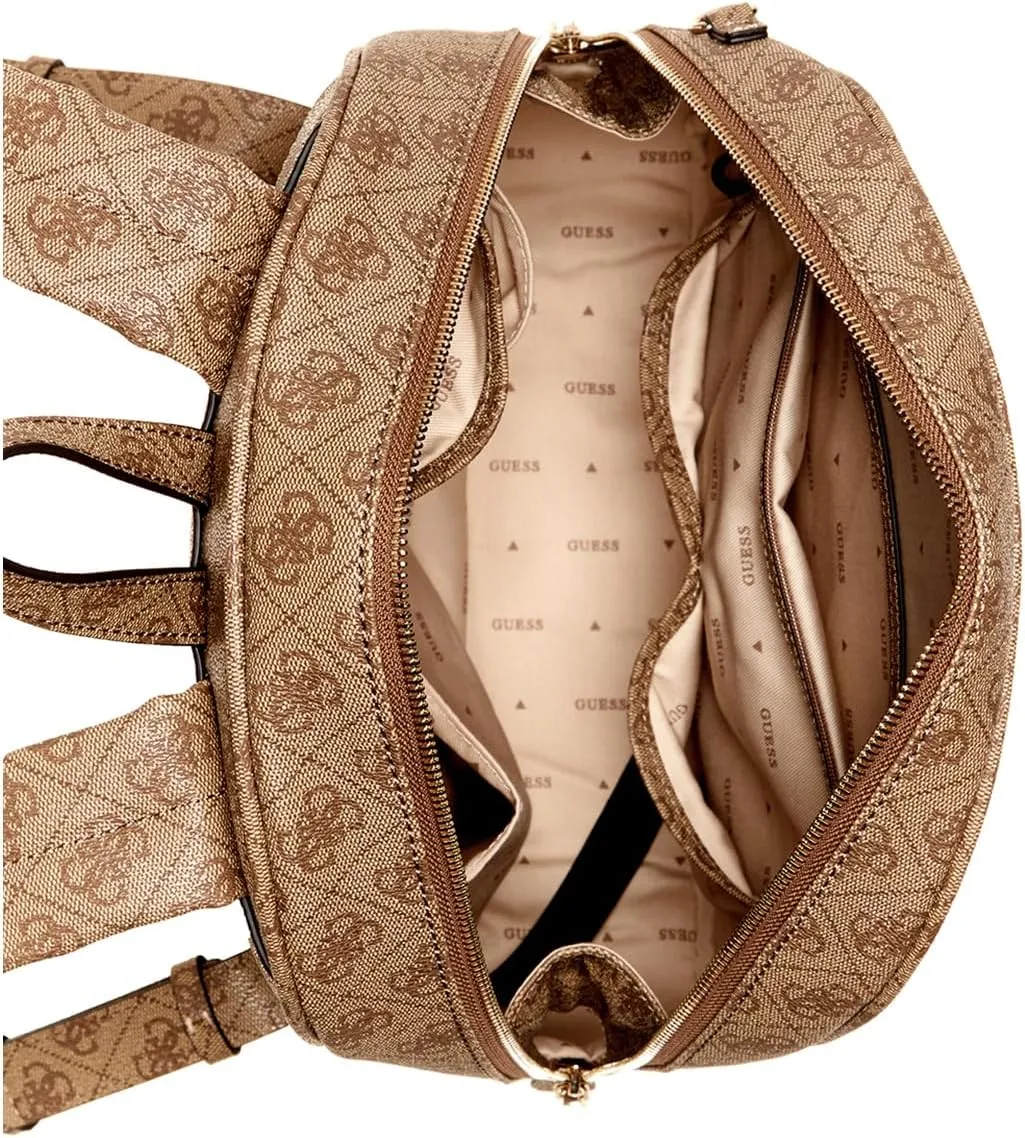 GUESS Power Play Large Tech Backpack, Latte Logo