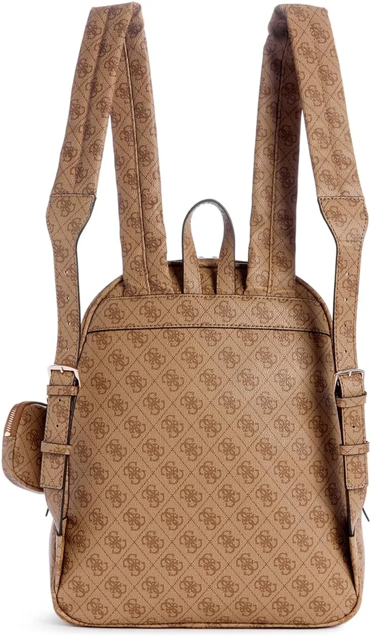 GUESS Power Play Large Tech Backpack, Latte Logo