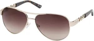 GUESS Women's Gu00174 Aviator Sunglasses