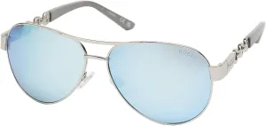 GUESS Women's Gu00174 Aviator Sunglasses