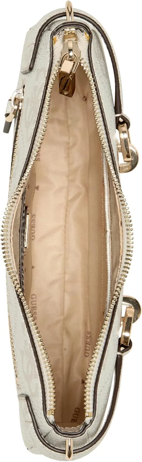 GUESS Women's Lorelei Top Zip Shoulder Bag
