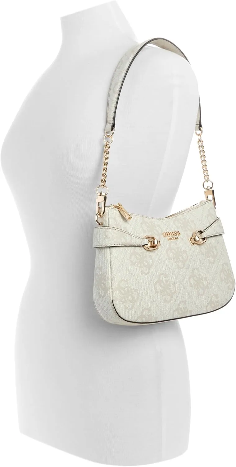 GUESS Women's Lorelei Top Zip Shoulder Bag