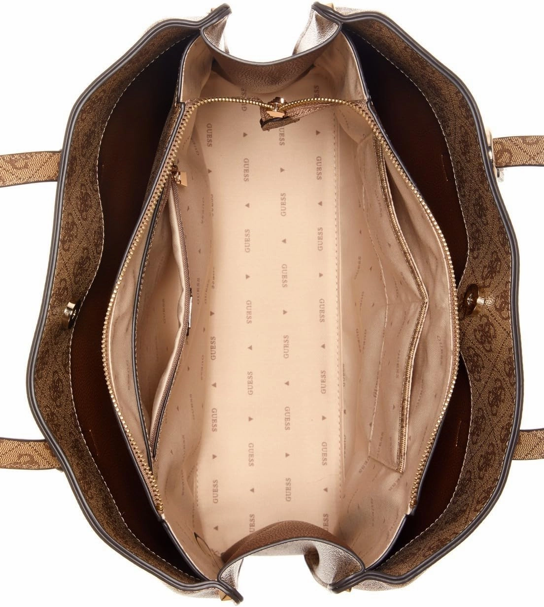 GUESS Meridian Girlfriend Tote, Nero