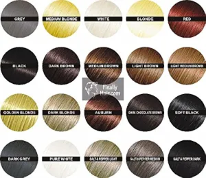 Hair Building Fibers - White Refill Pack (50g) for Grey Root Concealment and Thinning Hair Coverage by Finally Hair