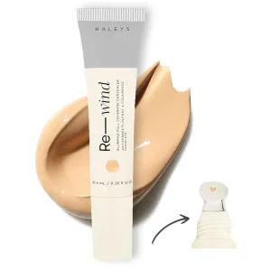 HALEYS Re-wind Blurring Full Coverage Concealer (Medium - Warm), Brighten, Reduce redness, dark circles and fine lines, Non-Caking, Longwear, Nourishes, Lightweight, Soft-Matte Finish, Vegan   CF