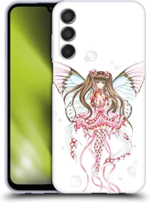 Head Case Designs Officially Licensed Nene Thomas Champagne Anime Pink Fairies Soft Gel Case Compatible with Samsung Galaxy M15/F15 5G
