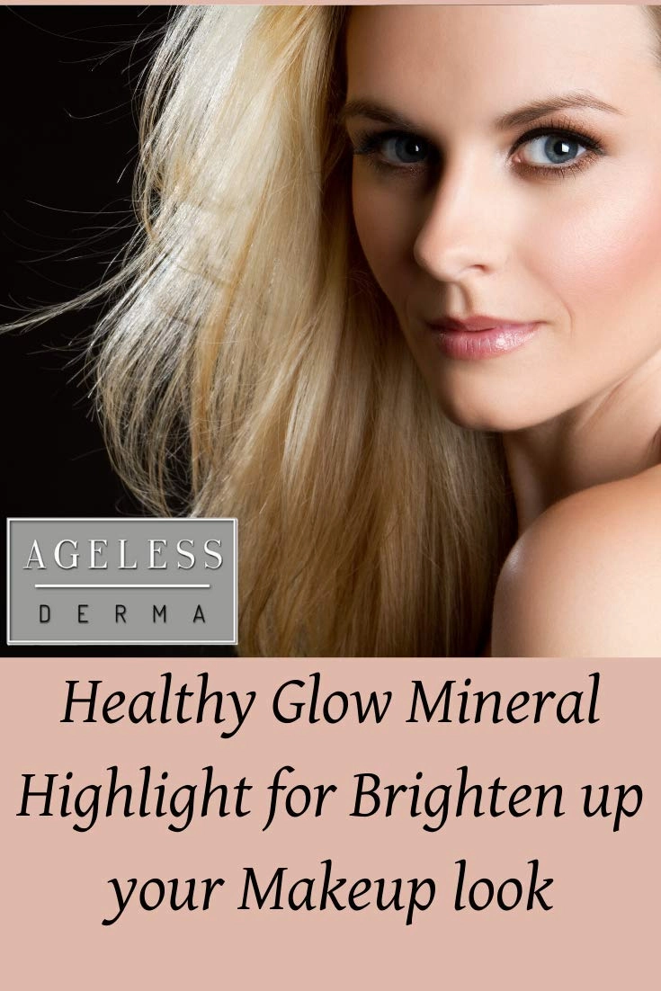 Healthy Mineral Highlighter powder Makeup. Vegan-Gluten and Paraben Free (Gold)