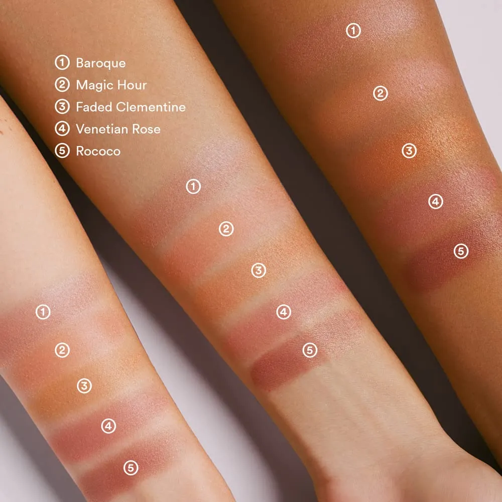 Heaven's Glow Radiant Veil Blush, Baked Powder Blush, 8g (Venetian Rose)