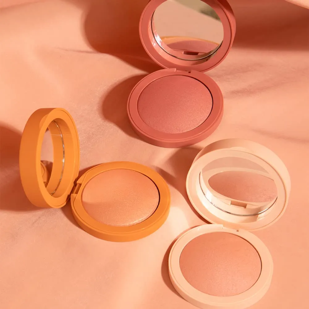 Heaven's Glow Radiant Veil Blush, Baked Powder Blush, 8g (Venetian Rose)