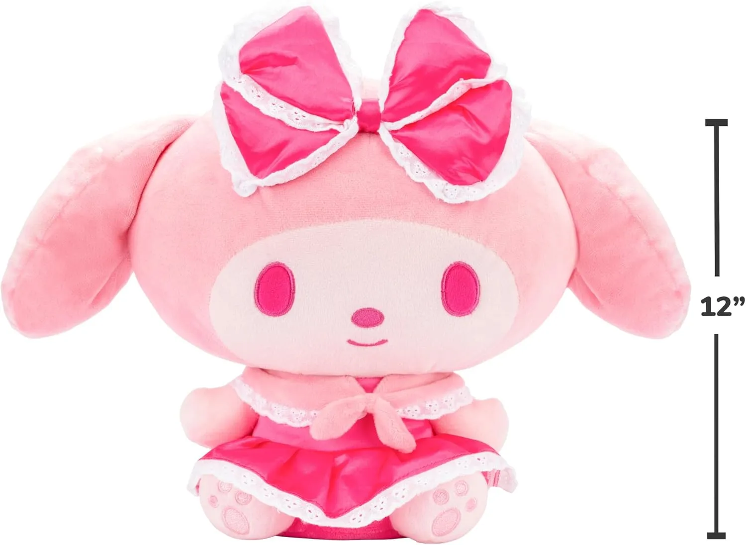 Hello Kitty and Friends - My Melody 12” Pink Monochrome Plush