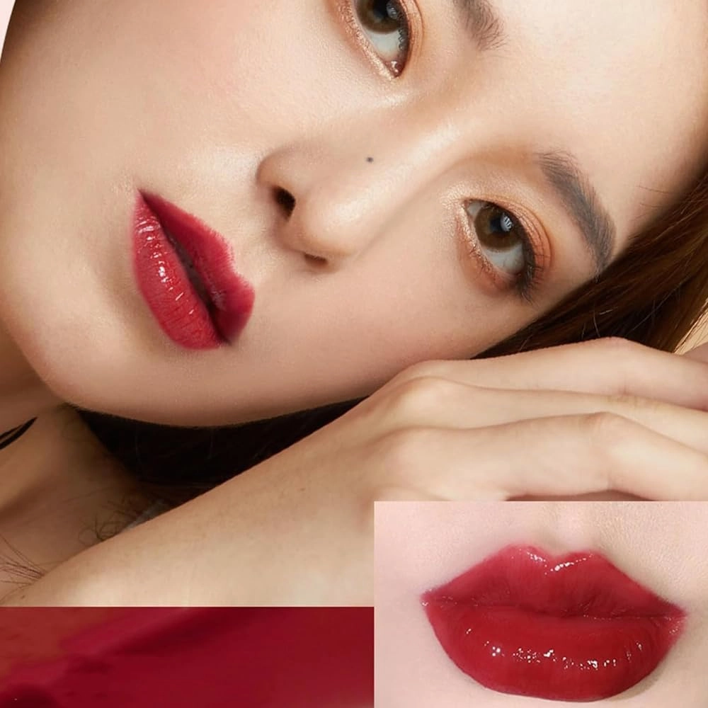 Hezhuang Lip Jelly, Hezhuang Jelly Lip Gloss, Hezhuang Jelly Hydrating Lip Gloss, High Shine Non-Stick Cup Lip Gloss Set, 12 Hours Long Lasting Jelly Texture. (06)