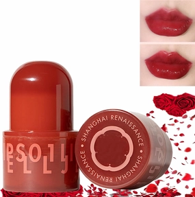 Hezhuang Lip Jelly, Hezhuang Jelly Lip Gloss, Hezhuang Jelly Hydrating Lip Gloss, High Shine Non-Stick Cup Lip Gloss Set, 12 Hours Long Lasting Jelly Texture. (06)