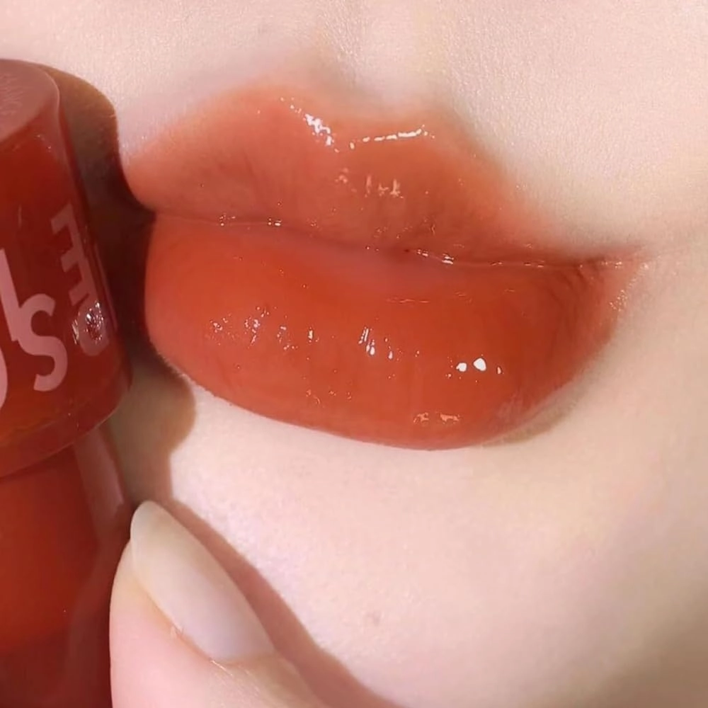 Hezhuang Lip Jelly, Hezhuang Jelly Lip Gloss, Hezhuang Jelly Hydrating Lip Gloss, High Shine Non-Stick Cup Lip Gloss Set, 12 Hours Long Lasting Jelly Texture. (06)