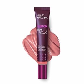 Hil..ary Rho..da Quick Cream Blush | Dewy Finish & Buildable Coverage | Lightweight & Long-Lasting | 20ml (Perfect Pink - Shade 04)