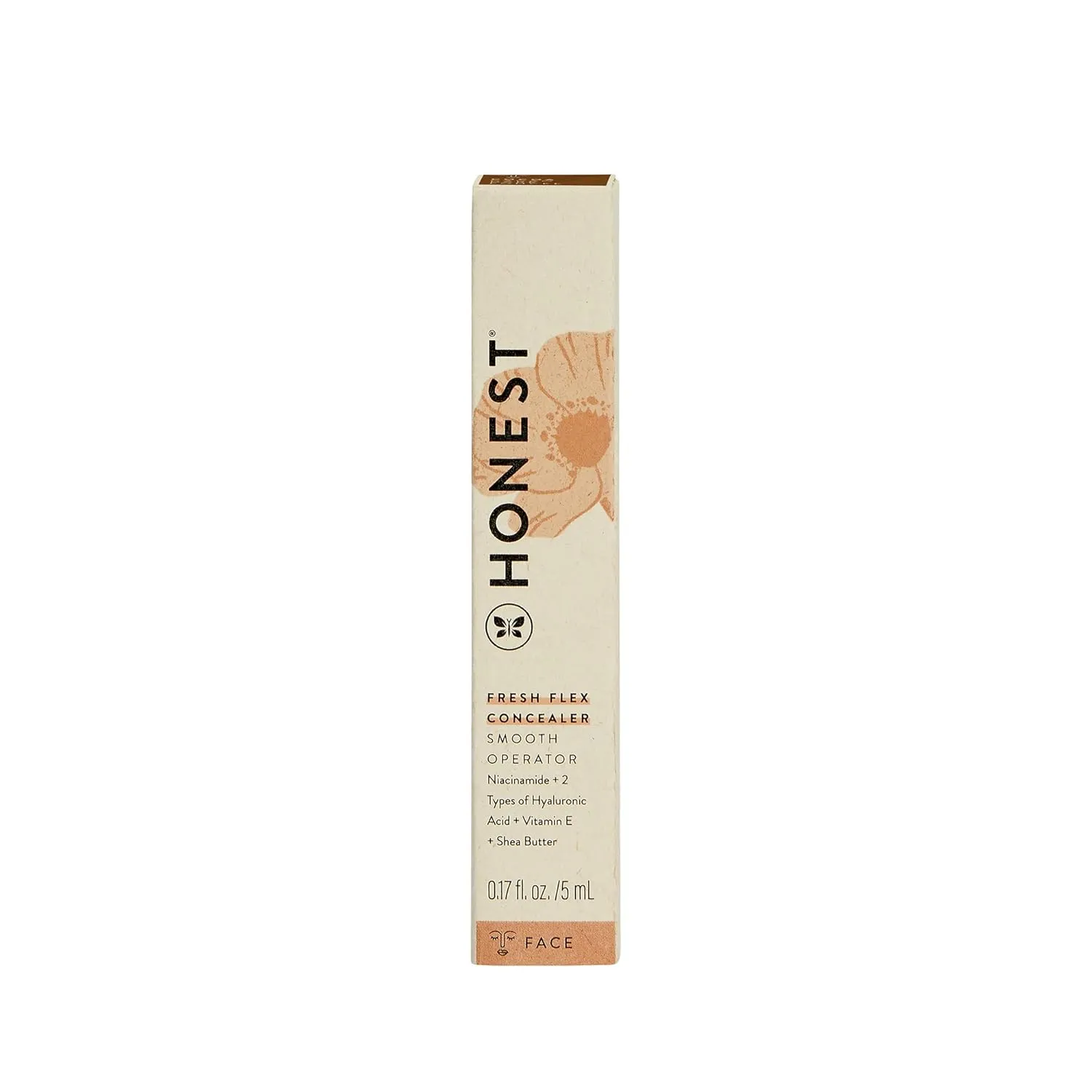 Honest Beauty Fresh Flex Concealer with Niacinamide   Vitamin E   Hyaluronic Acid | Vegan   Cruelty free | Cocoa, 0.17 fl oz