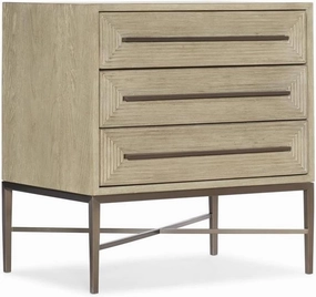 Hooker Furniture Bedroom Cascade Three-Drawer Nightstand