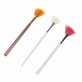 Housoutil 9pcs Fan-shaped Highlight Brush for Women Cosmetic Makeup Kit for Home Hair Brushes for Blending and Diffusing Highlighters