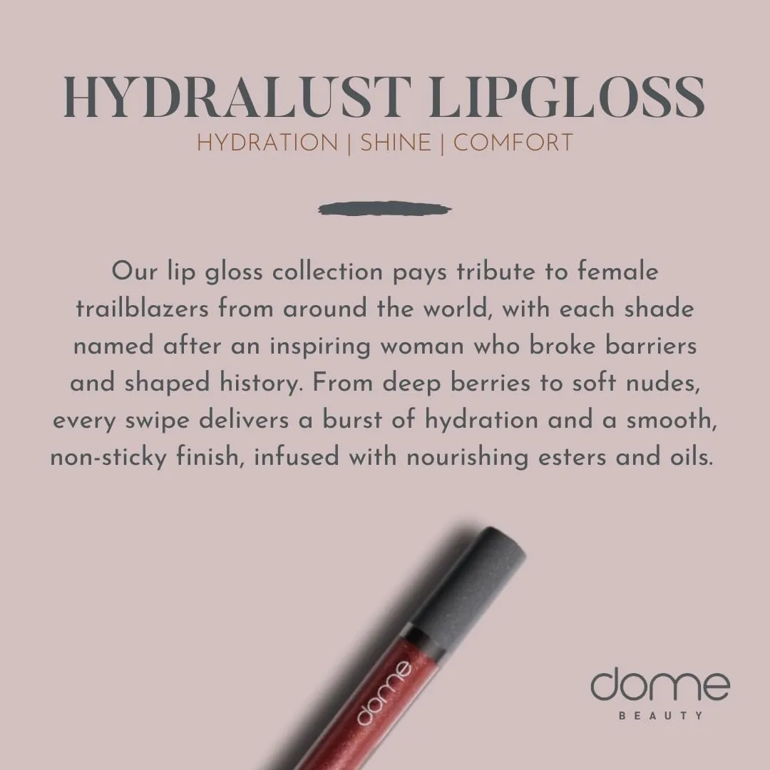 Hydralust Lipgloss - Hydrating Lip Gloss for Glossy Lips, Lightweight, Non-Sticky Formula, Clean Beauty Lip Makeup, Moisturizing Shine, Vegan, Cruelty-Free (Angela, 0.20 oz)