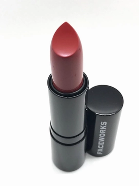 Hypoallergenic Lipstick for Sensitive Skin By FACEWORKS (Matte Red Carpet Red)