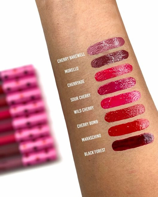 I Heart Revolution Vinyl Cherry Liquid Lipstick Wild Cherry