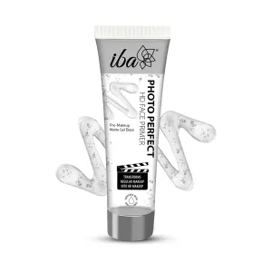 Iba Photo Perfect Hd Face Flawless Finish Primer Transparent 35g | Matte Gel Based Light Weight Formula | Fills Pores & Fine Lines | Provides Radiant & Smooth Finish | Makes Makeup Last Longer