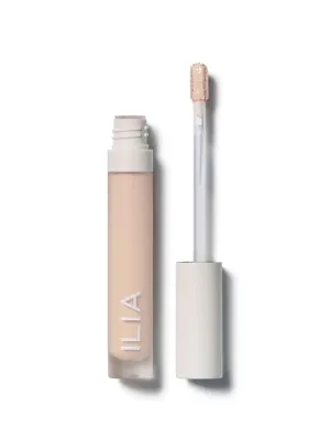 ILIA - True Skin Serum Concealer | Non-Comedogenic, Cruelty-Free, Vegan, Safe For Sensitive Skin, Reduces Appearance of Dark Circles   Blemishes (Mallow SC.25, 0.16 oz | 5 ml)