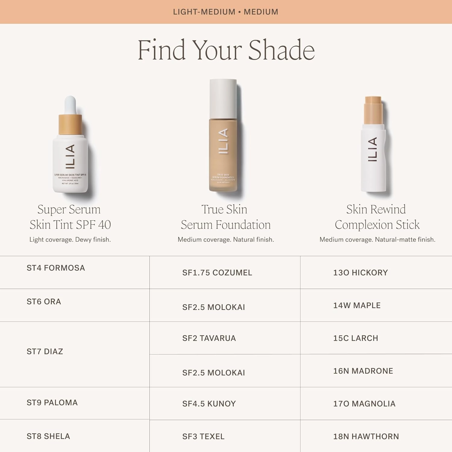 ILIA - Skin Rewind Complexion Stick - Foundation   Concealer   Skincare | Non-Toxic, Vegan, Cruelty-Free, Clean Makeup (16N - Madrone, 0.35 oz | 10 g)