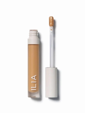 ILIA - True Skin Serum Concealer | Non-Comedogenic, Cruelty-Free, Vegan, Safe For Sensitive Skin, Reduces Appearance of Dark Circles   Blemishes (Turmeric SC4.5, 0.16 oz | 5 ml)