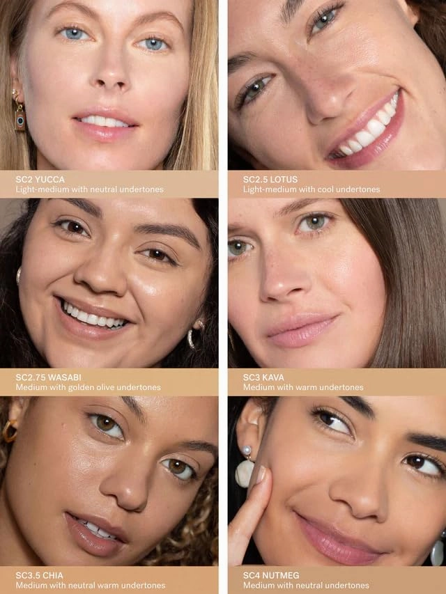 ILIA - True Skin Serum Concealer | Non-Comedogenic, Cruelty-Free, Vegan, Safe For Sensitive Skin, Reduces Appearance of Dark Circles   Blemishes (Yucca SC2, 0.16 oz | 5 ml)