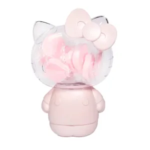 Impressions Vanity Hello Kitty 12 PCs Makeup Sponge Set with Container, Latex Free Blender Facial Sponges Applicator for Beauty Application, Powder, Cream, Concealer, Dry, and Wet Foundation Blending