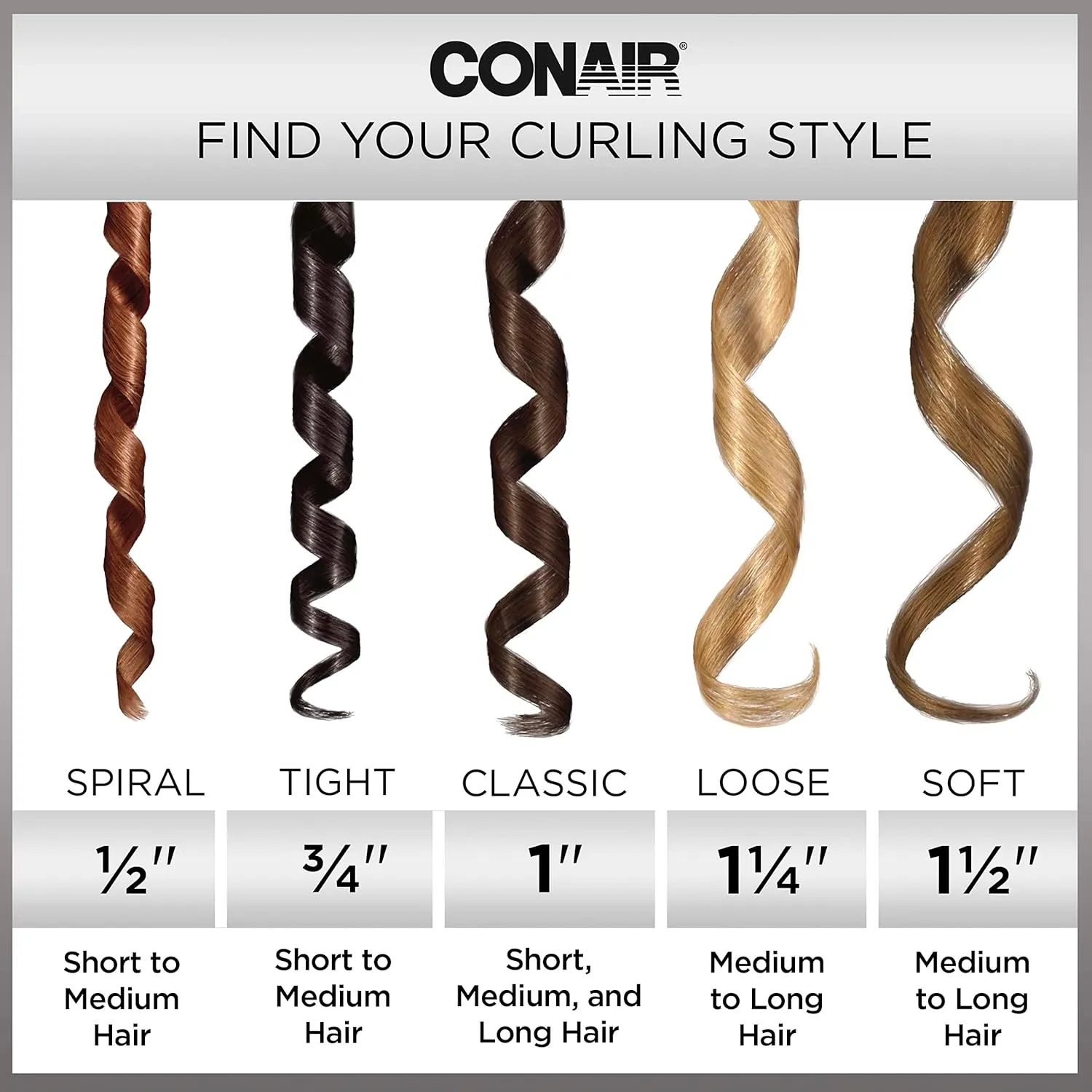 INFINITIPRO BY CONAIR Frizz Free 1 1/4-inch Titanium Ceramic Curling Iron, 1 ¼ inch barrel produces loose curls – for use on medium and long hair, Rose Gold