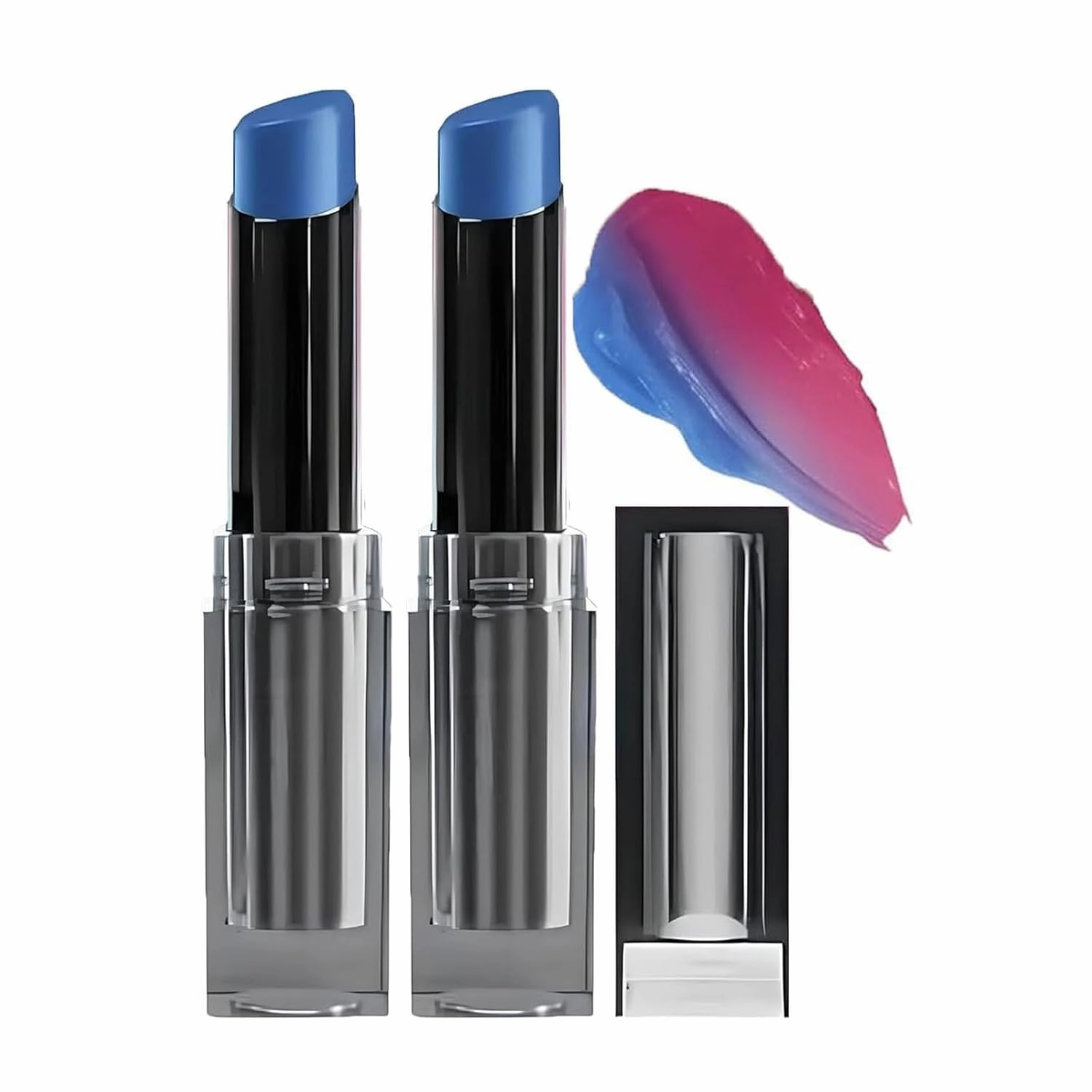 Instaph Lipstick, Instaph Adjusting Lip Tint Gloss, So Pretty - Ph Adjusting Lip & Cheek Tint Gloss Lipgloss (Blue*2)