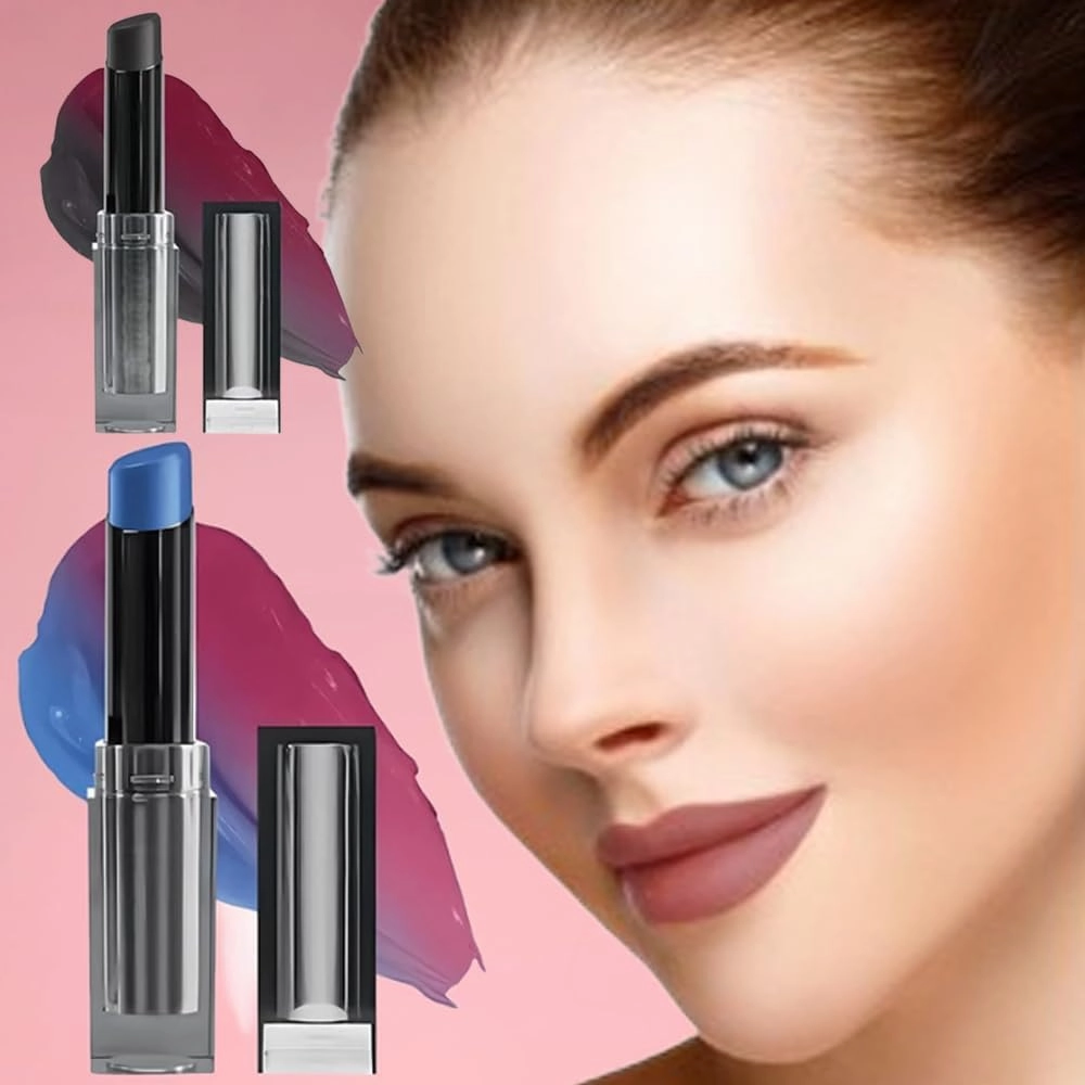 Instaph Lipstick, Instaph Adjusting Lip Tint Gloss, So Pretty - Ph Adjusting Lip & Cheek Tint Gloss Lipgloss (Blue*2)