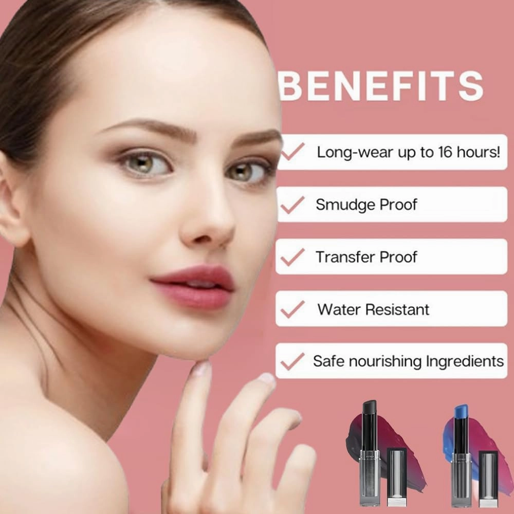 Instaph Lipstick, Instaph Adjusting Lip Tint Gloss, So Pretty - Ph Adjusting Lip & Cheek Tint Gloss Lipgloss (Blue*2)