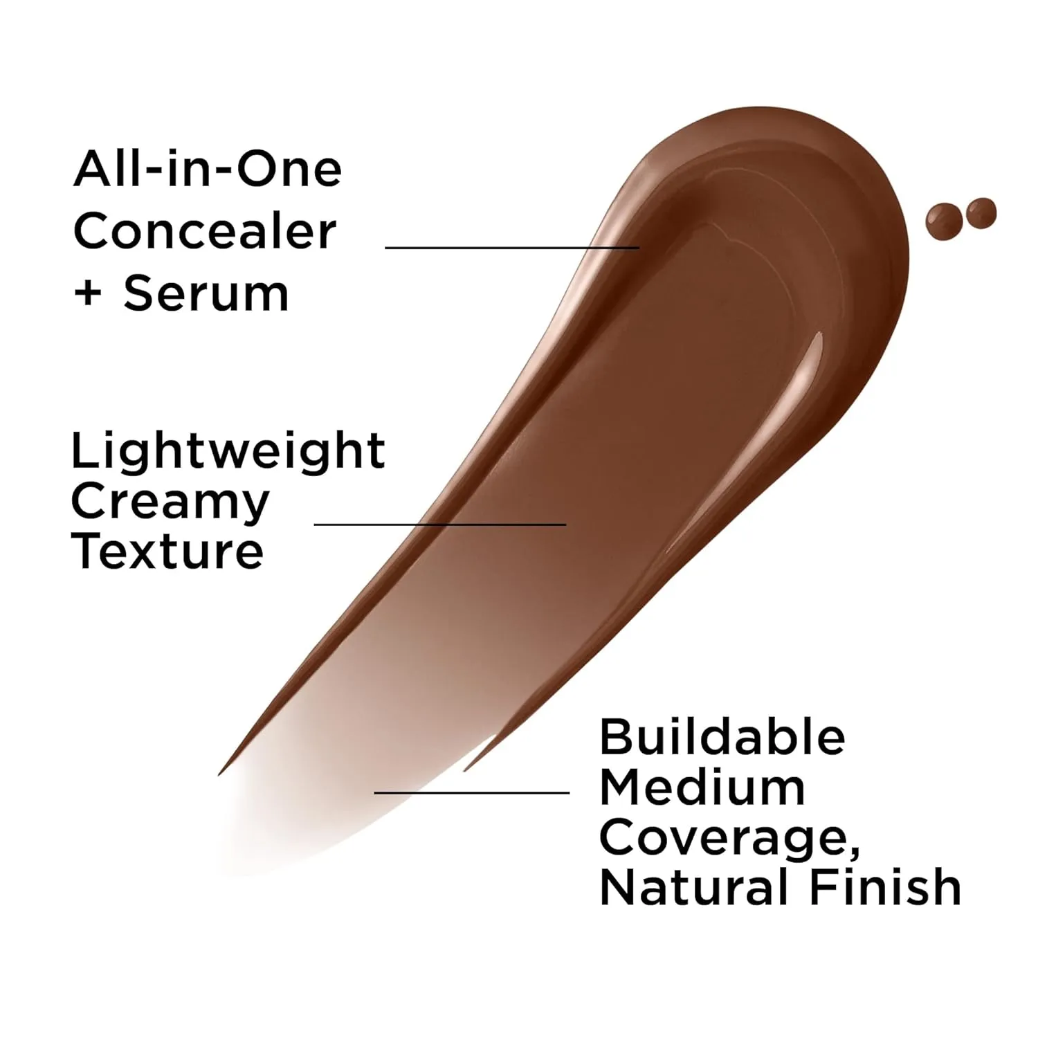 IT Cosmetics Bye Bye Dark Spots Concealer   Brightening Serum – 2% Niacinamide, Hyaluronic Acid & Caffeine - Medium Coverage, Natural Finish, All Skin Types - 0.22 fl oz